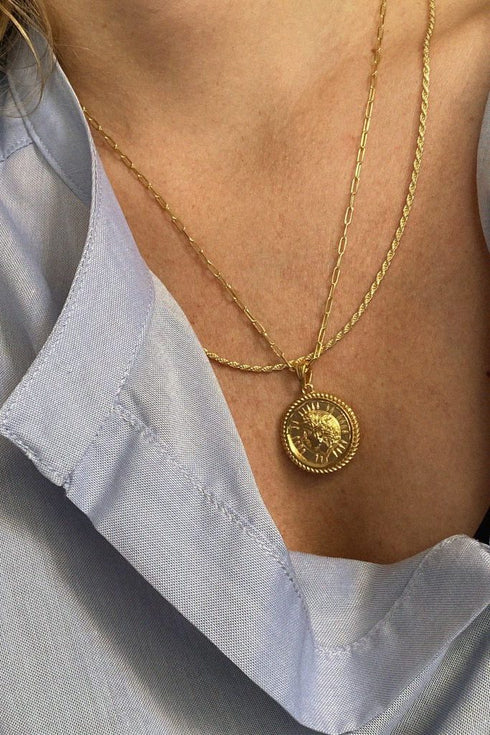 CORD CHAIN NECKLACE GOLD